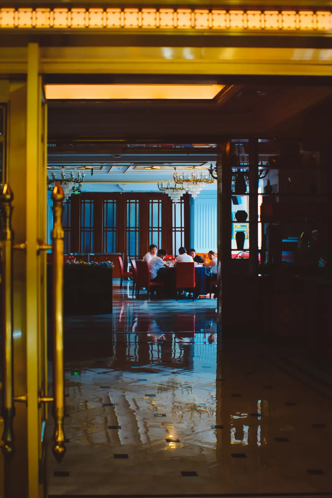 Sophisticated casino environment